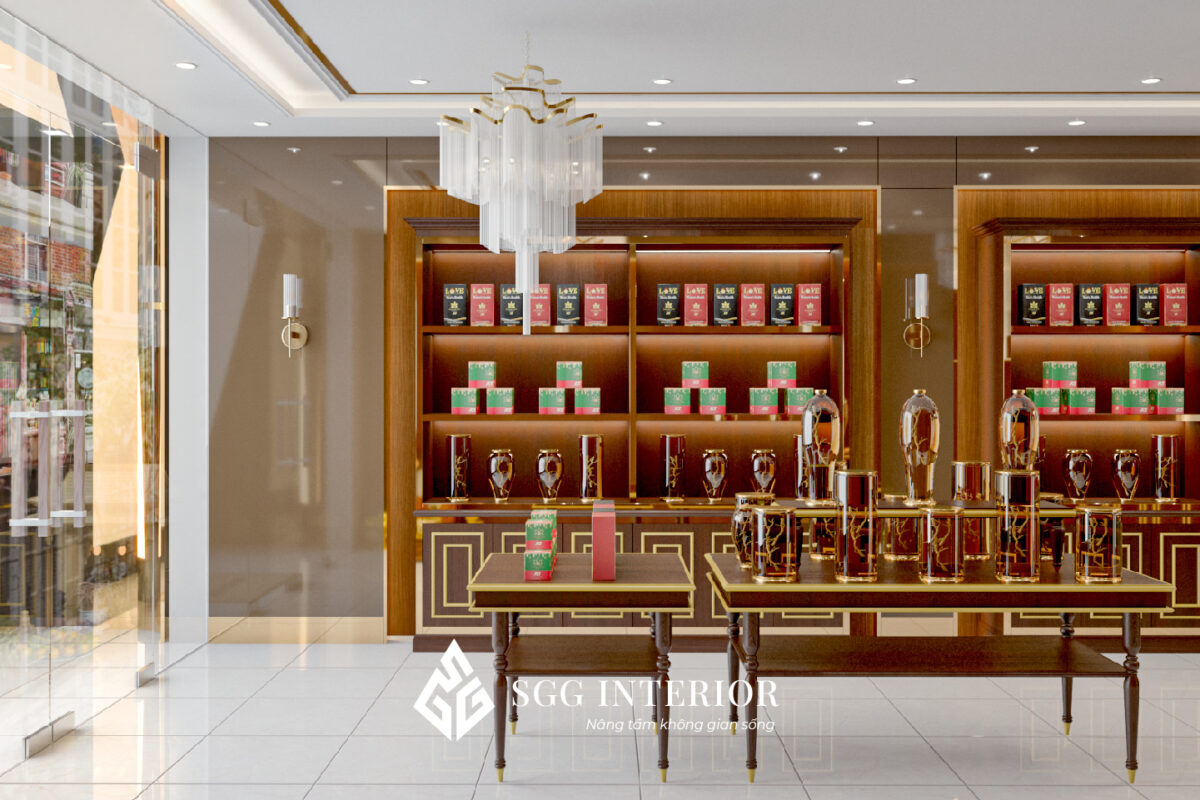 Thiết kế cửa hàng Sâm Ngọc Linh - Kontum 5