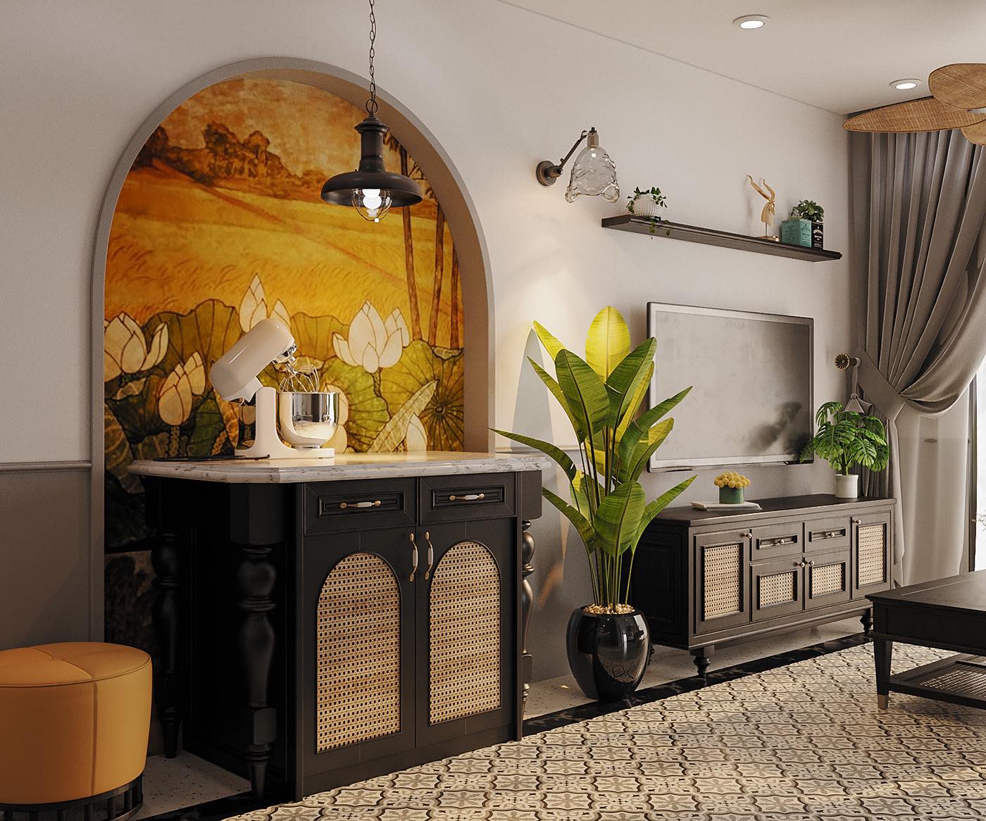 Indochine - Phong cách nội thất Đông Dương: sự giao thoa bản sắc Á Đông