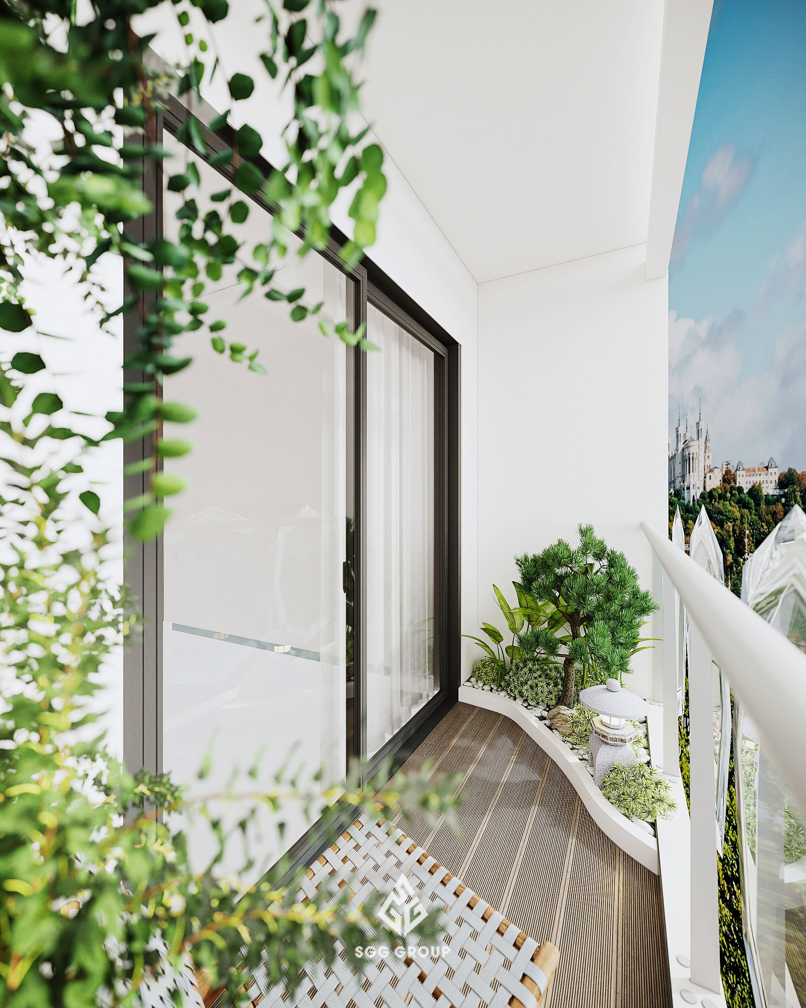 Thiết kế nội thất căn hộ 3PN theo phong cách Farmhouse - TRINITY TOWER