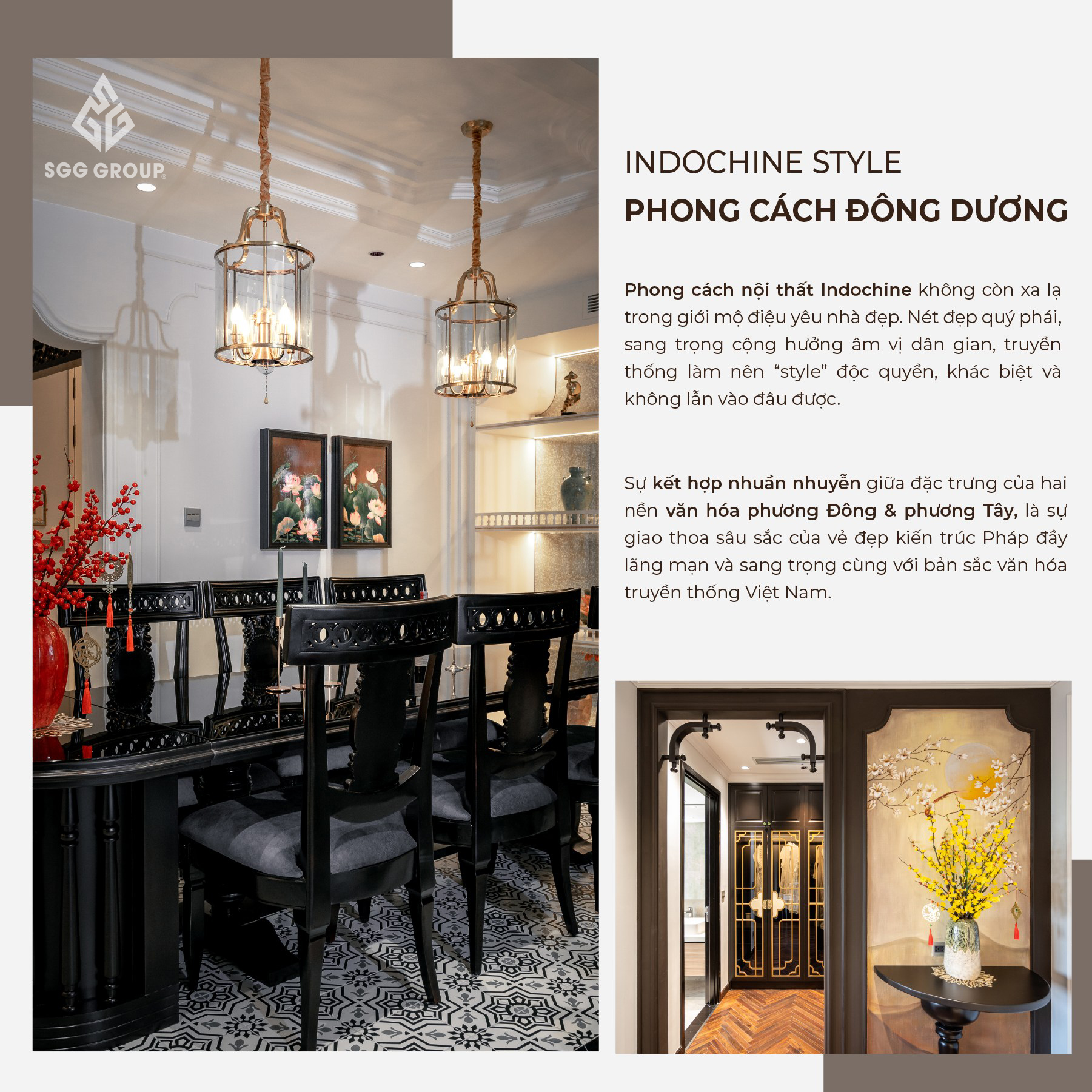 Indochine - Phong cách nội thất Đông Dương: sự giao thoa bản sắc Á Đông