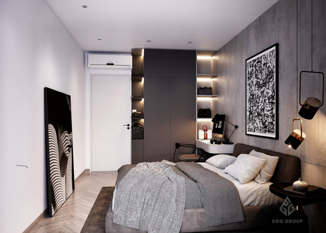 Cuốn hút với nội thất cá tính trong căn hộ 89m2 - 2PN tại goldmark city