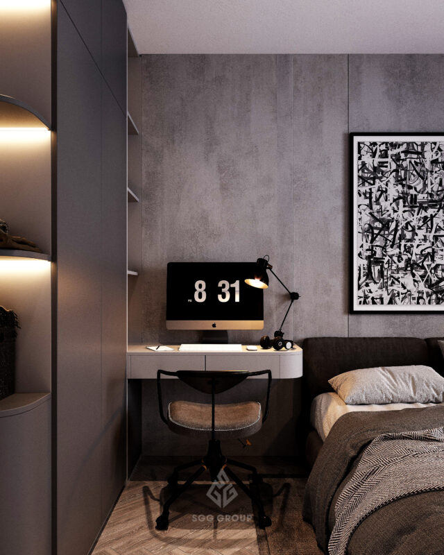 Cuốn hút với nội thất cá tính trong căn hộ 89m2 - 2PN tại goldmark city