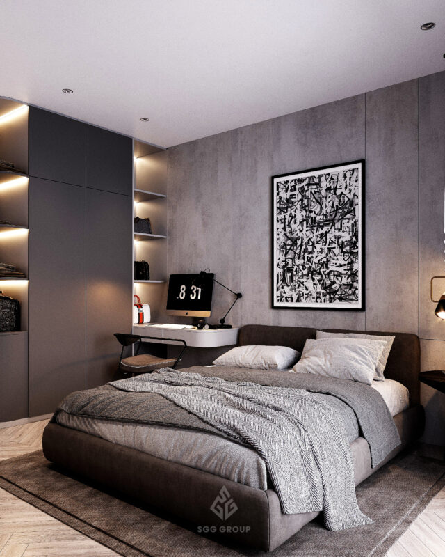 Cuốn hút với nội thất cá tính trong căn hộ 89m2 - 2PN tại goldmark city