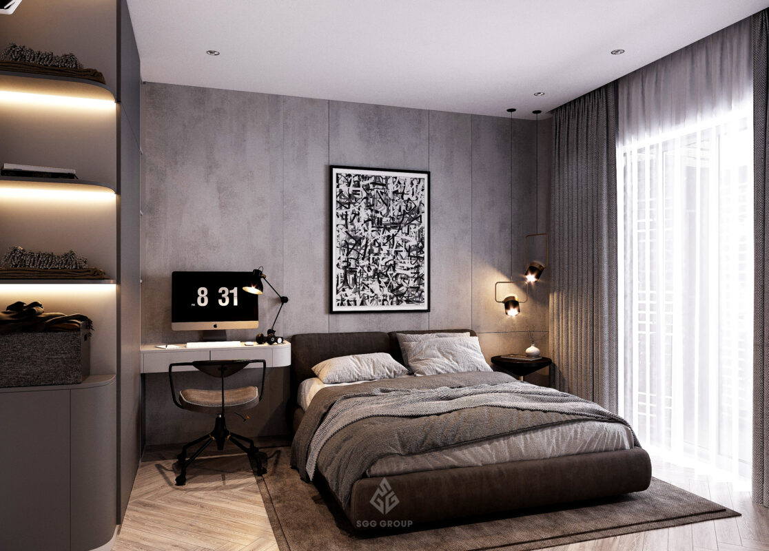 Cuốn hút với nội thất cá tính trong căn hộ 89m2 - 2PN tại goldmark city