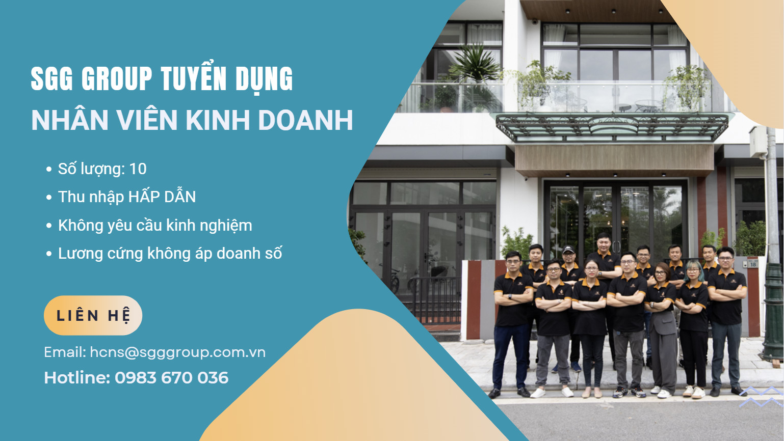 SGG INTERIOR TUYỂN DỤNG NHÂN VIÊN KINH DOANH NỘI THẤT