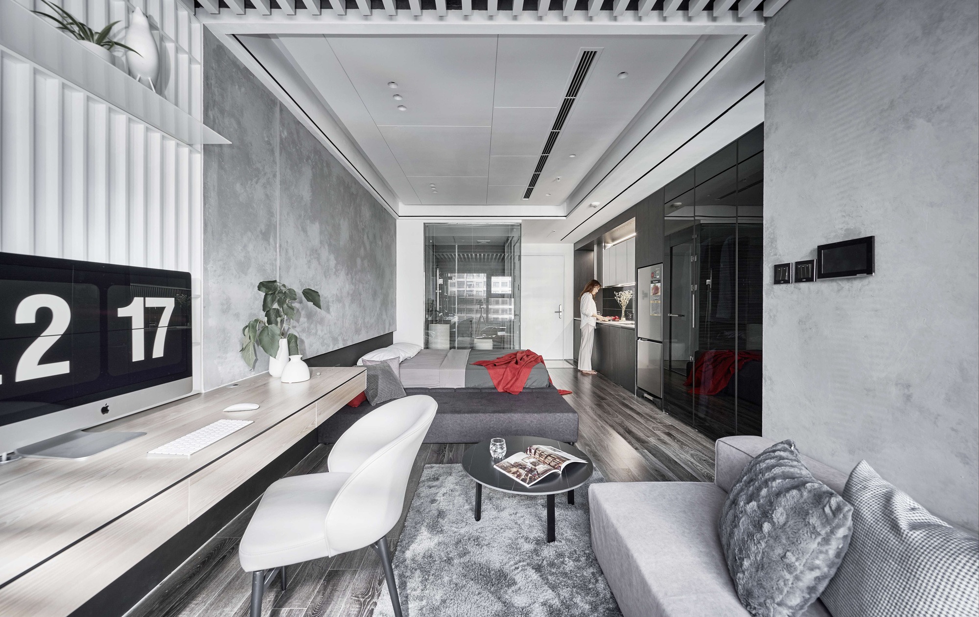 Căn hộ studio 30m2 của chàng trai độc thân: Thiết kế tối giản "bao" ngầu