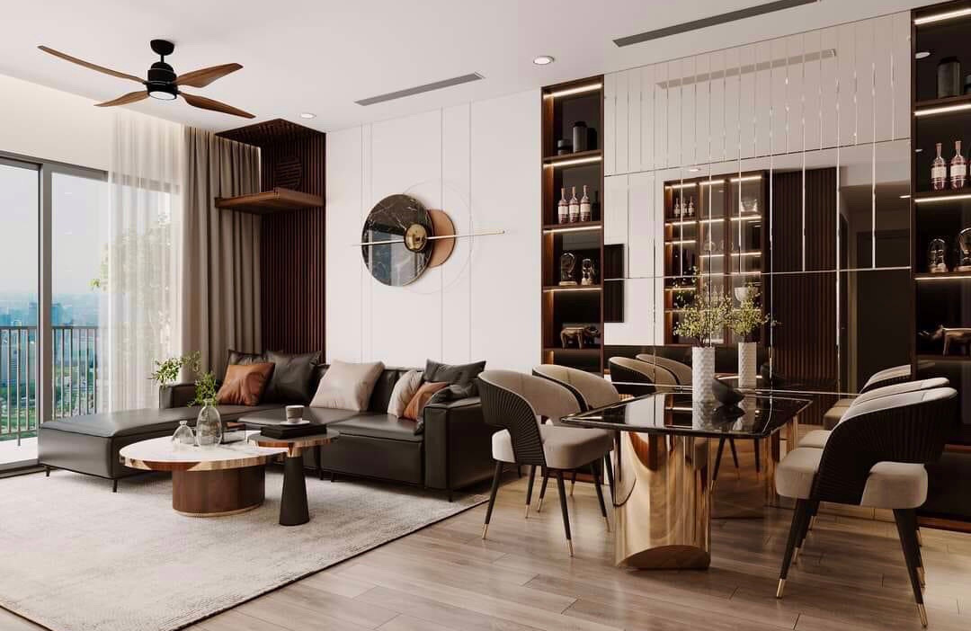 phong cách thiết kế nội thất hiện đại