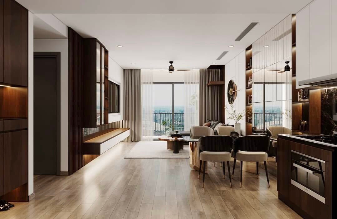 phong cách thiết kế nội thất hiện đại