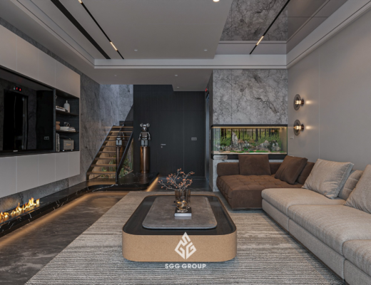 phòng khách nội thất sgg