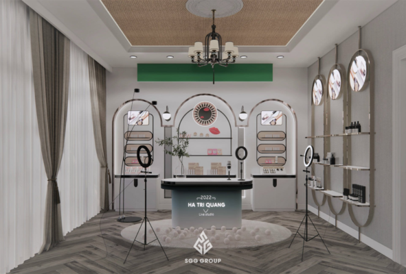 thiết kế phòng livestream