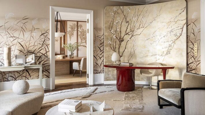 dán tường hay sơn tường nội thất SGG