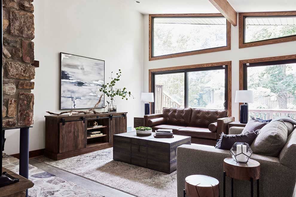 phong cách nội thất rustic 