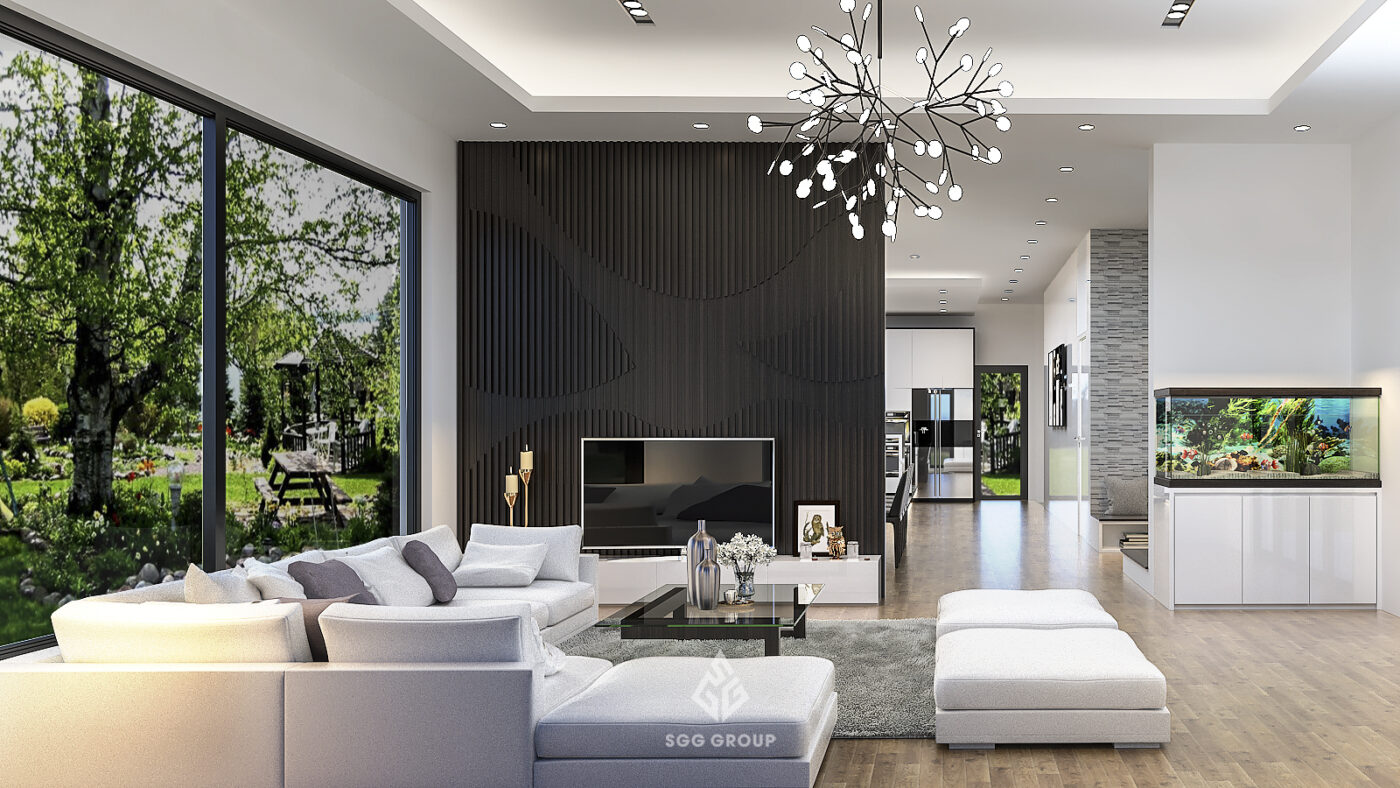 Mẫu Thiết Kế Nhà Phố 2 Tầng 1 Tum Hiện Đại: Sự Kết Hợp Hoàn Hảo Giữa Thẩm Mỹ Và Công Năng 5