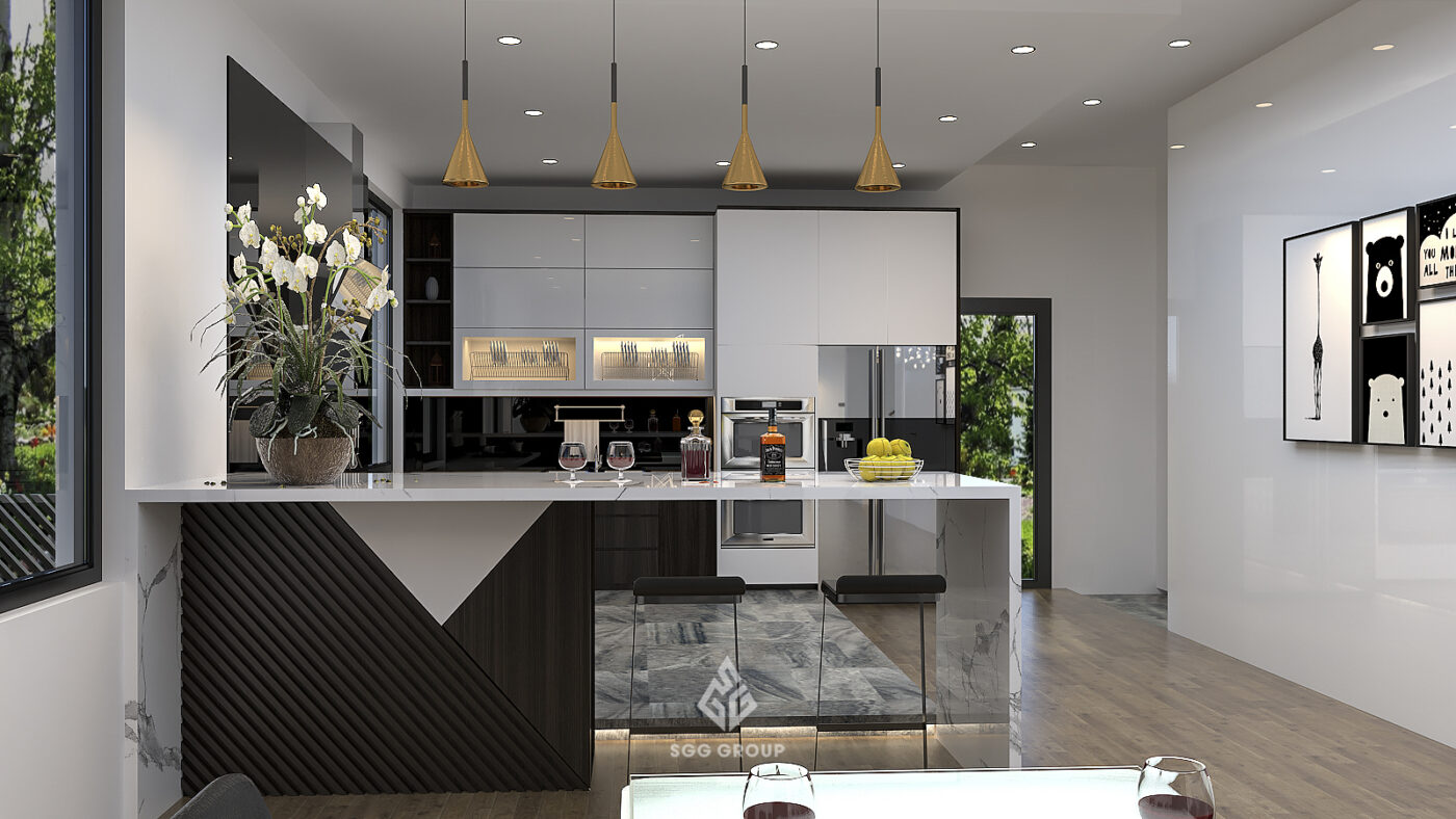 Mẫu Thiết Kế Nhà Phố 2 Tầng 1 Tum Hiện Đại: Sự Kết Hợp Hoàn Hảo Giữa Thẩm Mỹ Và Công Năng 6