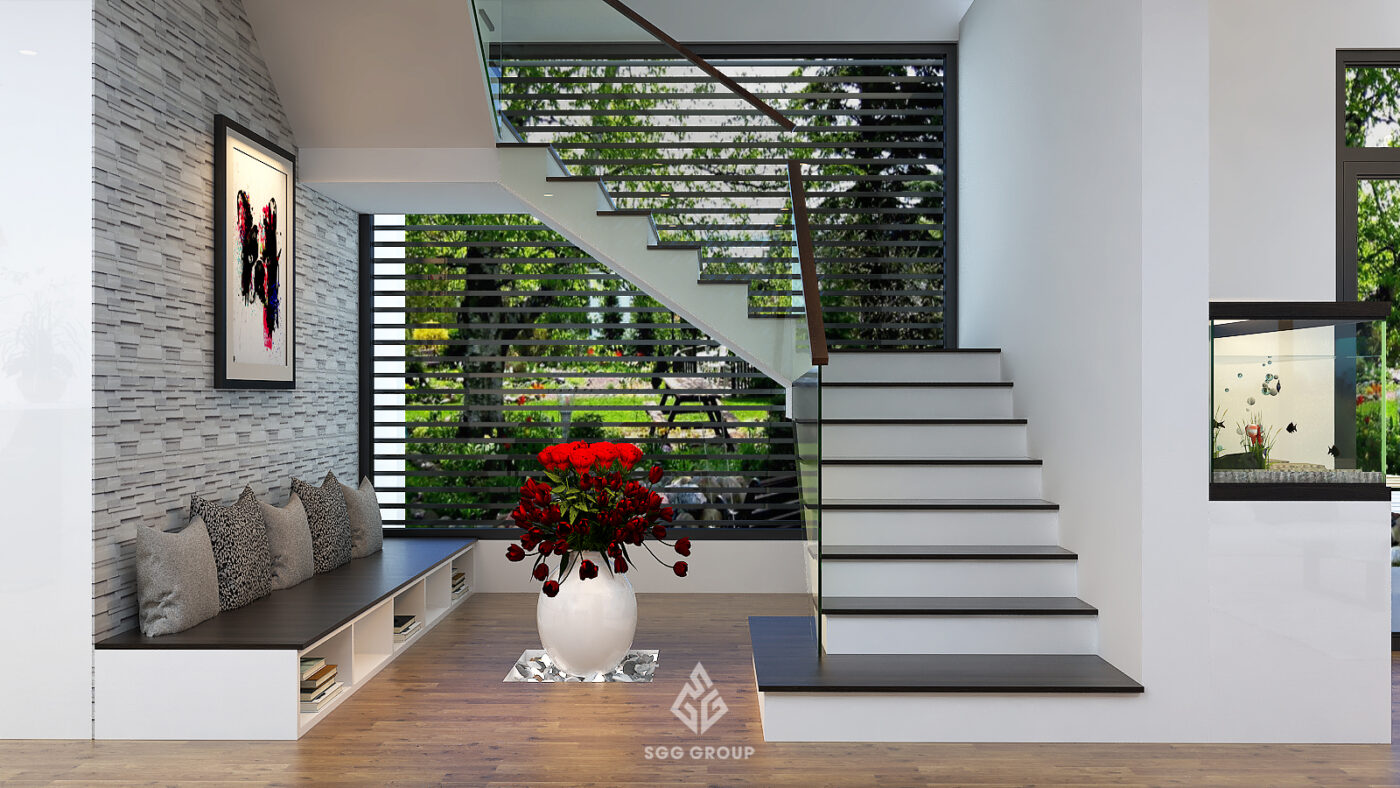 Mẫu Thiết Kế Nhà Phố 2 Tầng 1 Tum Hiện Đại: Sự Kết Hợp Hoàn Hảo Giữa Thẩm Mỹ Và Công Năng 17
