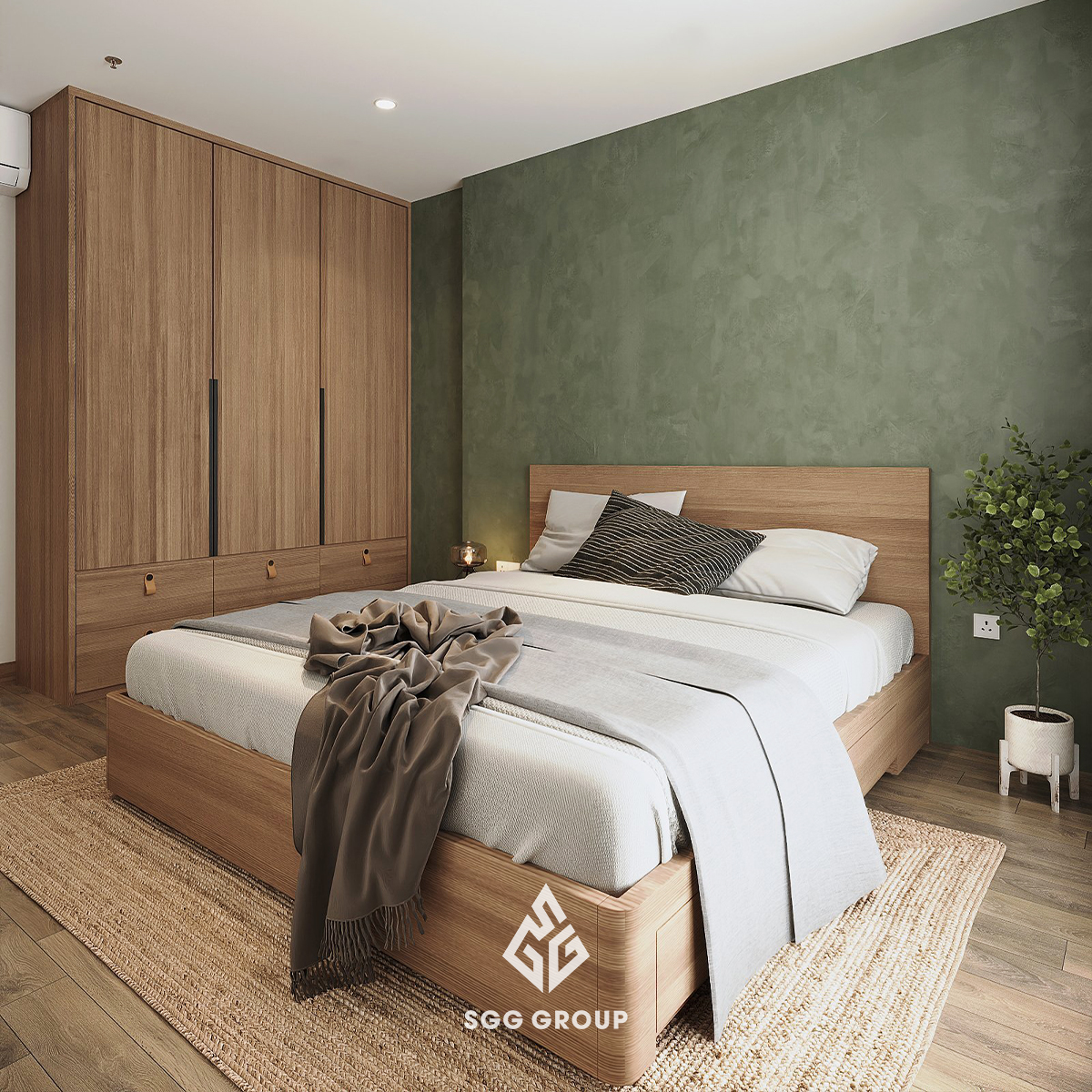 Thiết kế nội thất căn hộ theo phong cách Rustic cho người yêu thiên nhiên