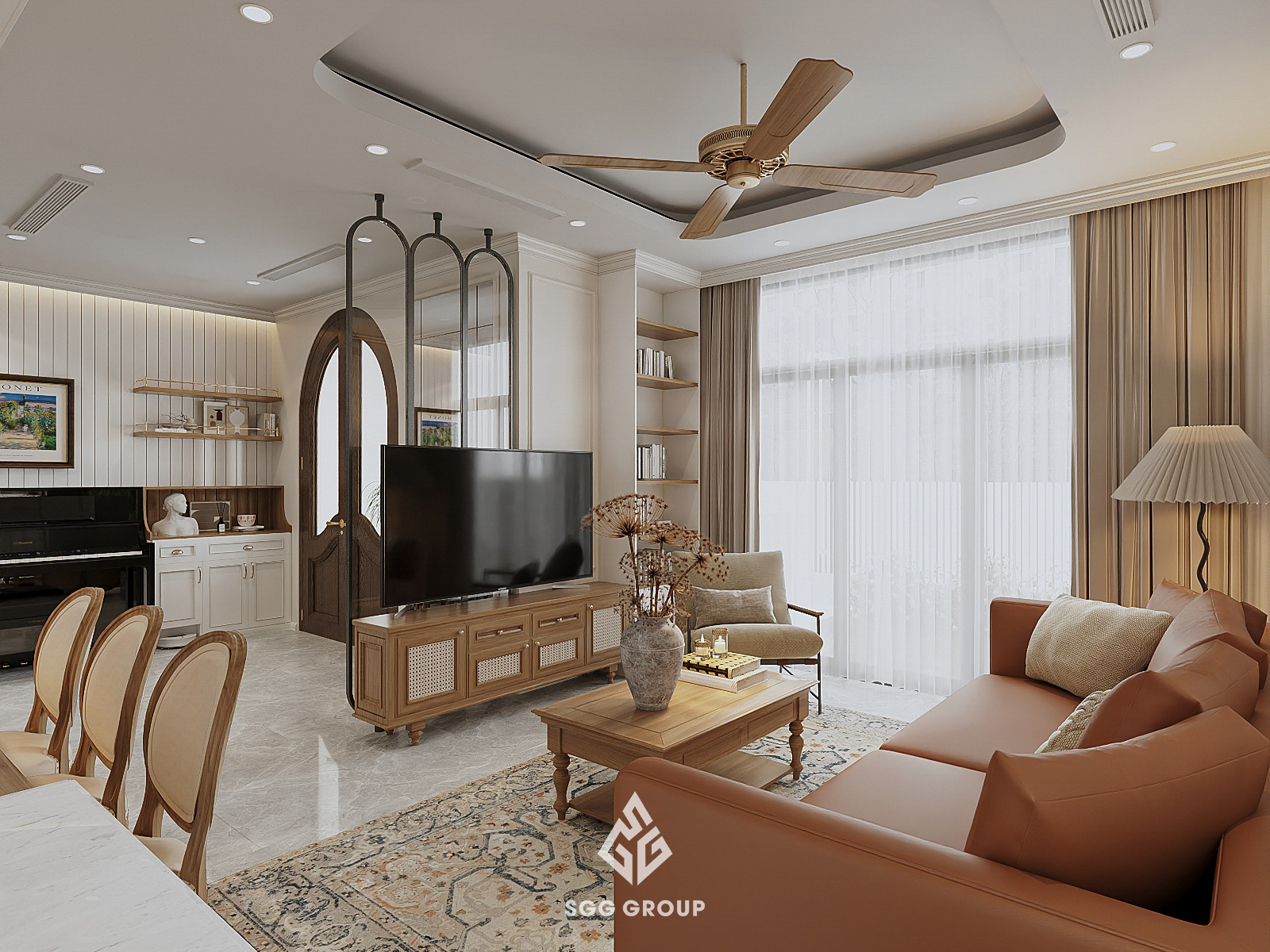 HH House - Vẻ đẹp nhẹ nhàng tại Villa Sao Biển, Vinhomes Ocean Park