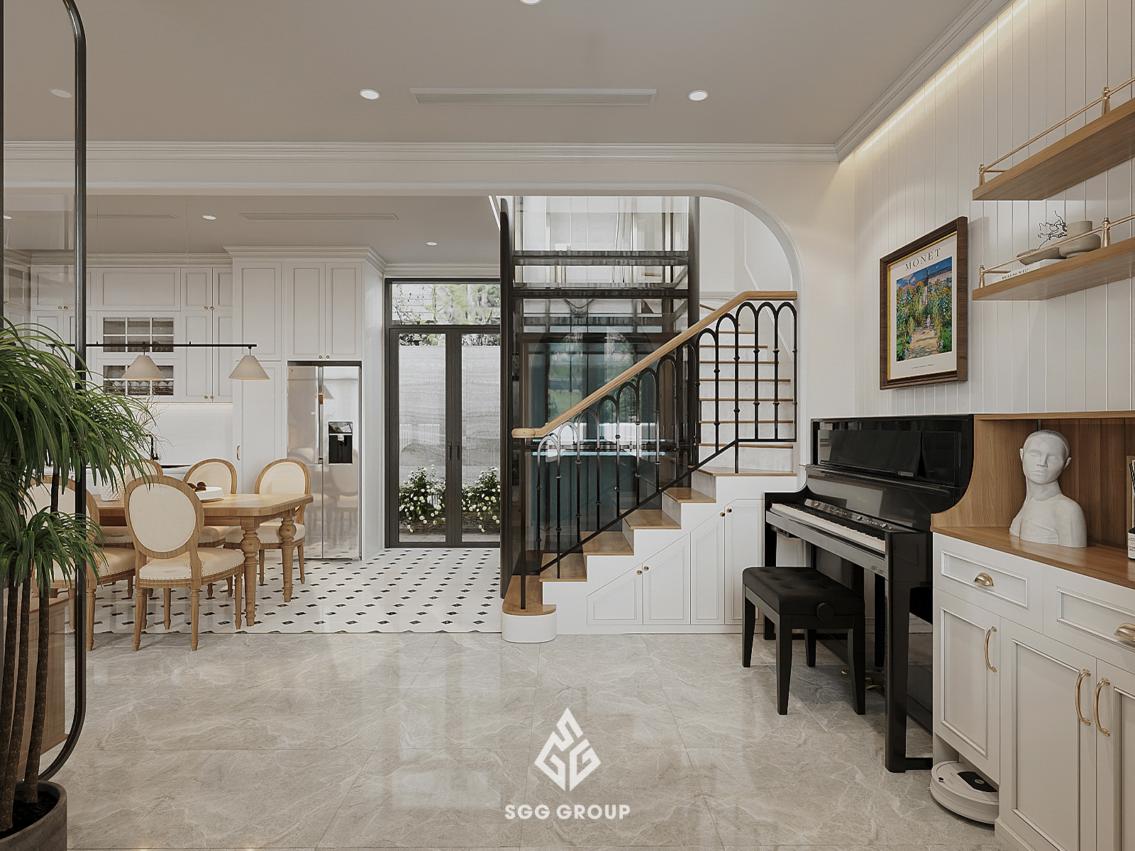 HH House - Vẻ đẹp nhẹ nhàng tại Villa Sao Biển, Vinhomes Ocean Park