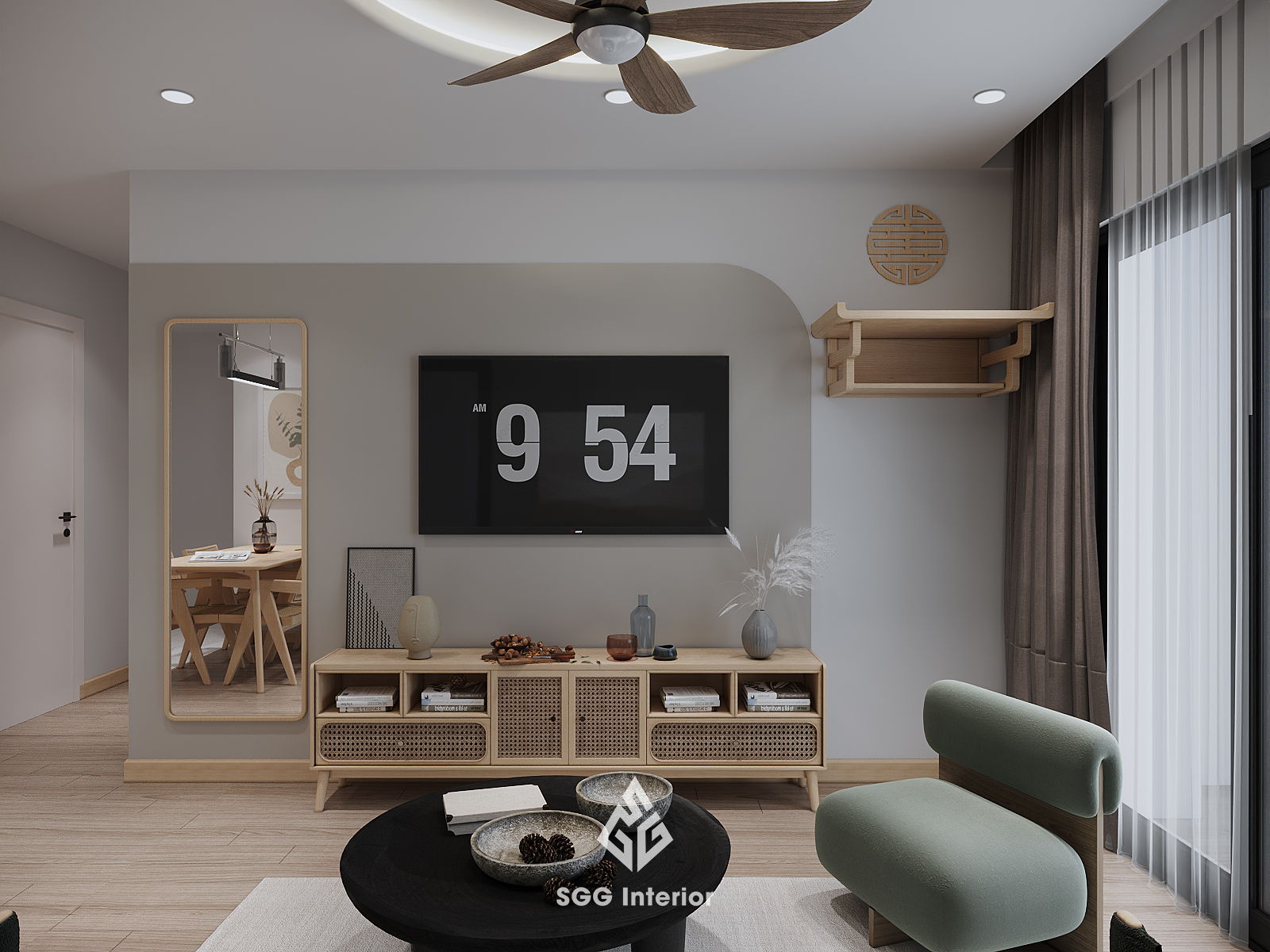 Tinh tế từng góc nhỏ trong căn hộ 64m2 (2PN) Moonlight An Lạc