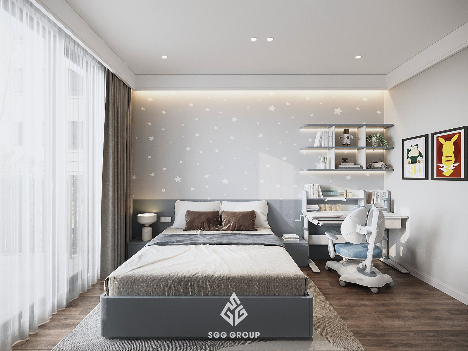 HH House - Vẻ đẹp nhẹ nhàng tại Villa Sao Biển, Vinhomes Ocean Park