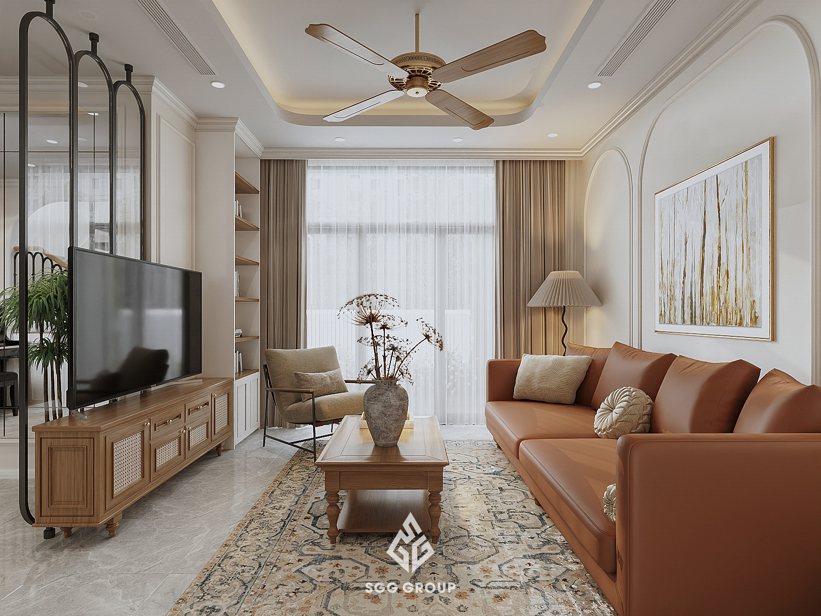 HH House - Vẻ đẹp nhẹ nhàng tại Villa Sao Biển, Vinhomes Ocean Park