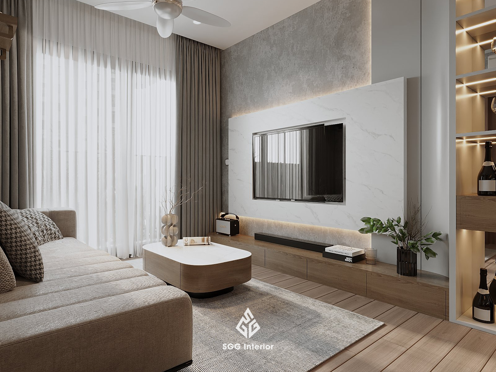 Melamine vân đá - vật liệu của sự sang trọng, hiện đại