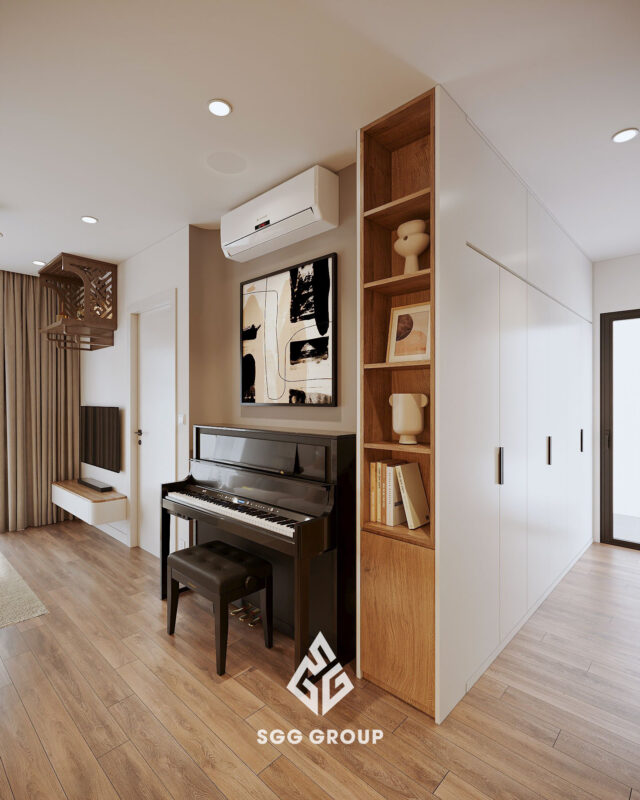 Cải tạo tăng không gian lưu trữ cho căn hộ 2PN (54m2) tòa S1.06 Vinhomes Ocean Park