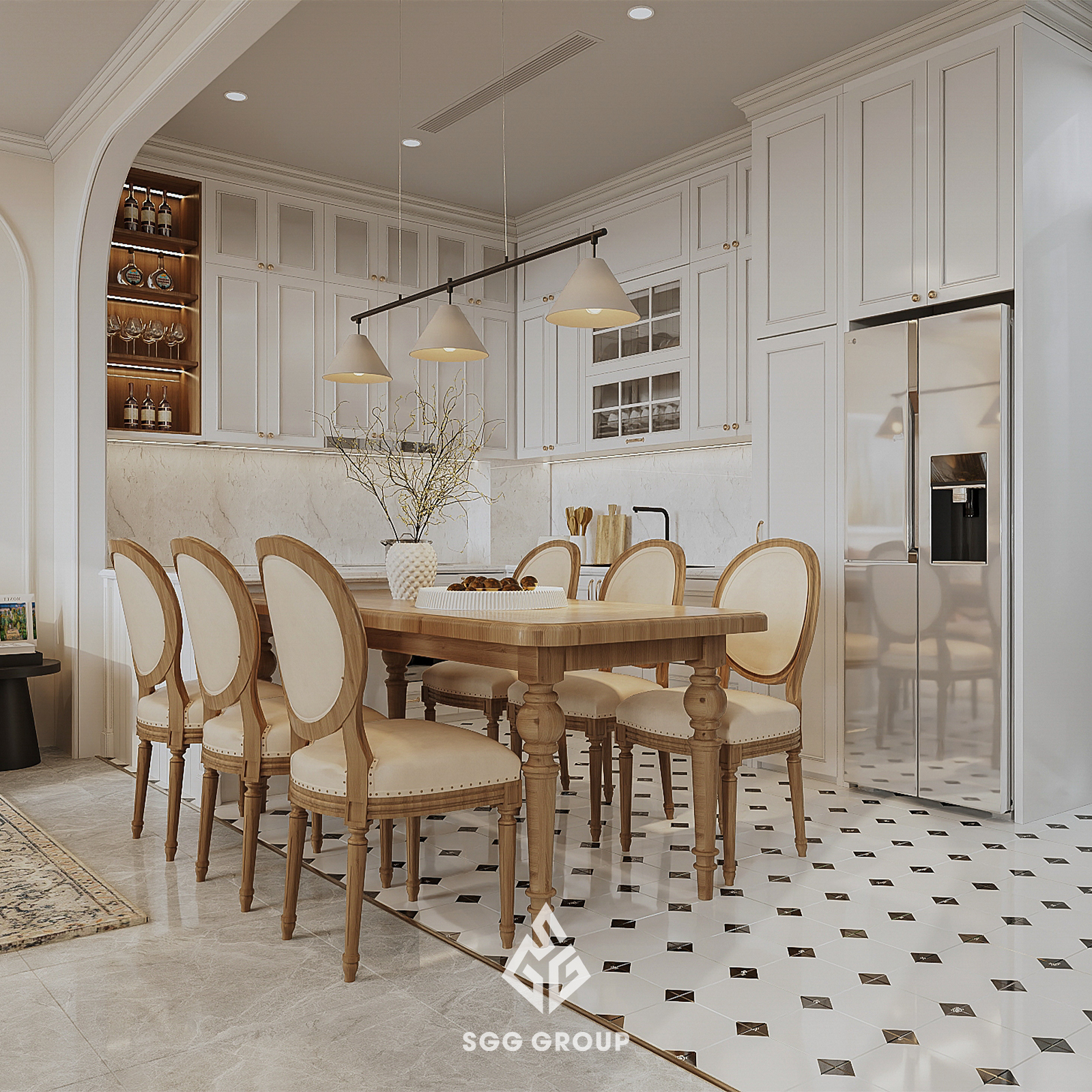 HH House - Vẻ đẹp nhẹ nhàng tại Villa Sao Biển, Vinhomes Ocean Park