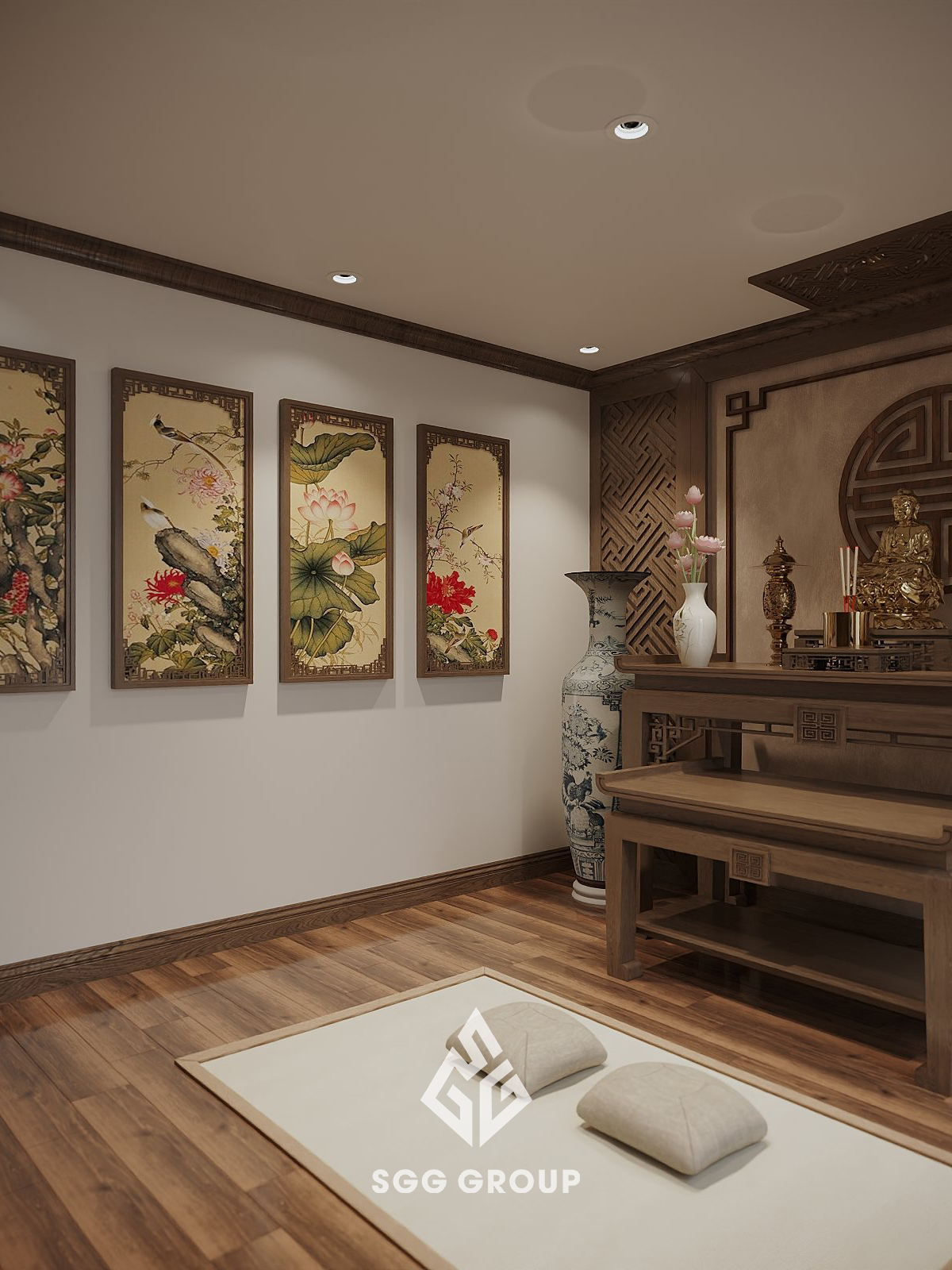 HH House - Vẻ đẹp nhẹ nhàng tại Villa Sao Biển, Vinhomes Ocean Park