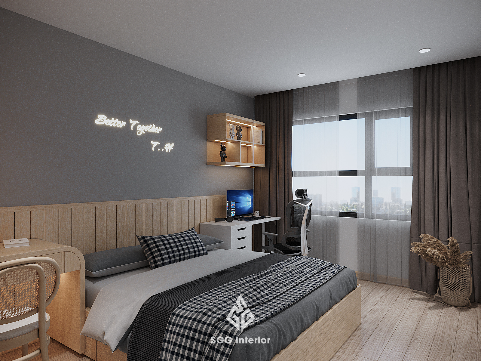 Tinh tế từng góc nhỏ trong căn hộ 64m2 (2PN) Moonlight An Lạc