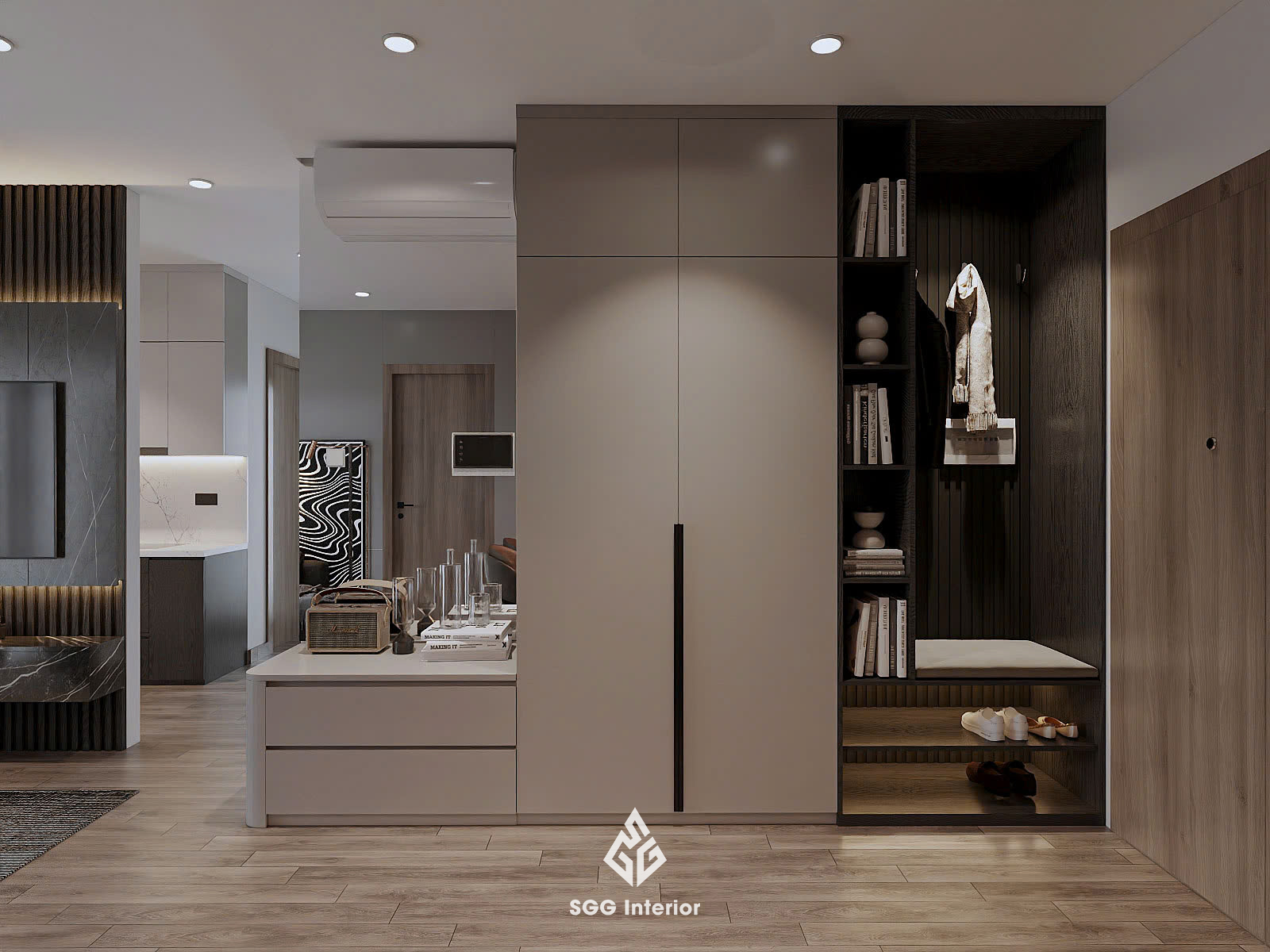Sức sống hiện đại trong căn hộ 3PN (87m2) tại The Sakura