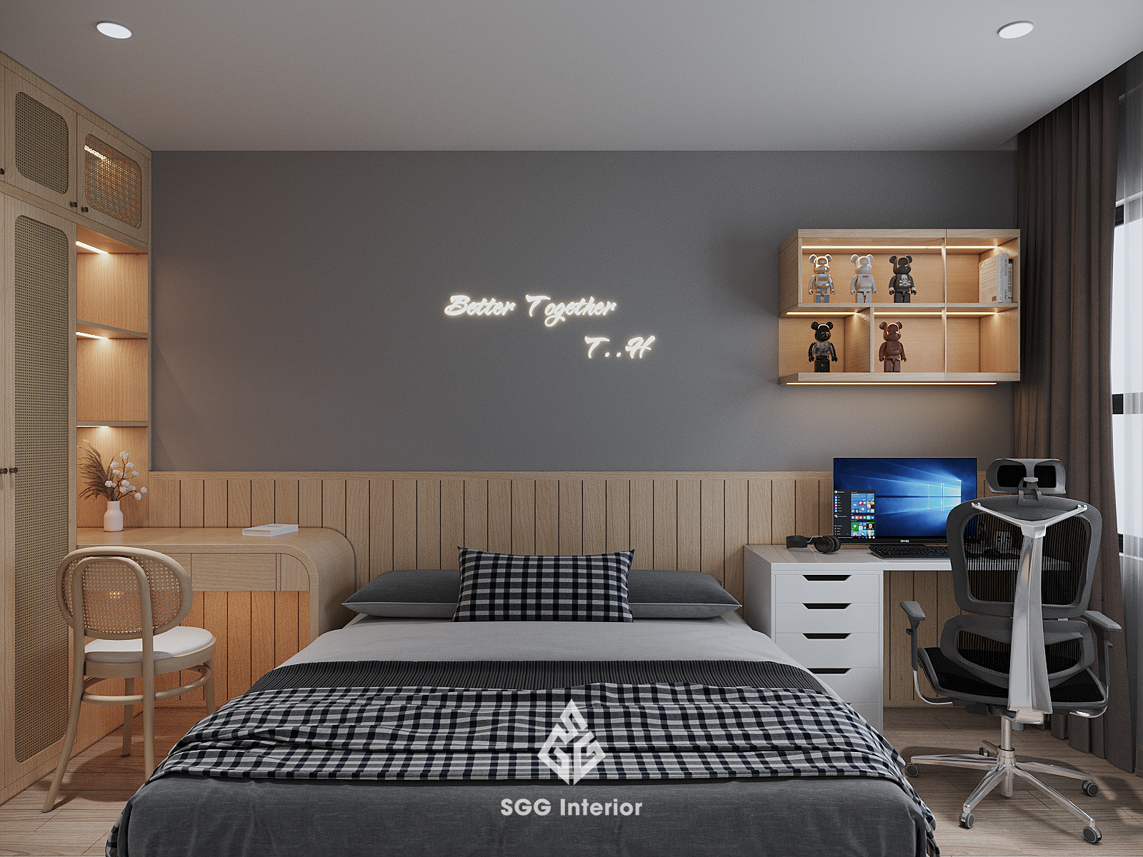 Tinh tế từng góc nhỏ trong căn hộ 64m2 (2PN) Moonlight An Lạc
