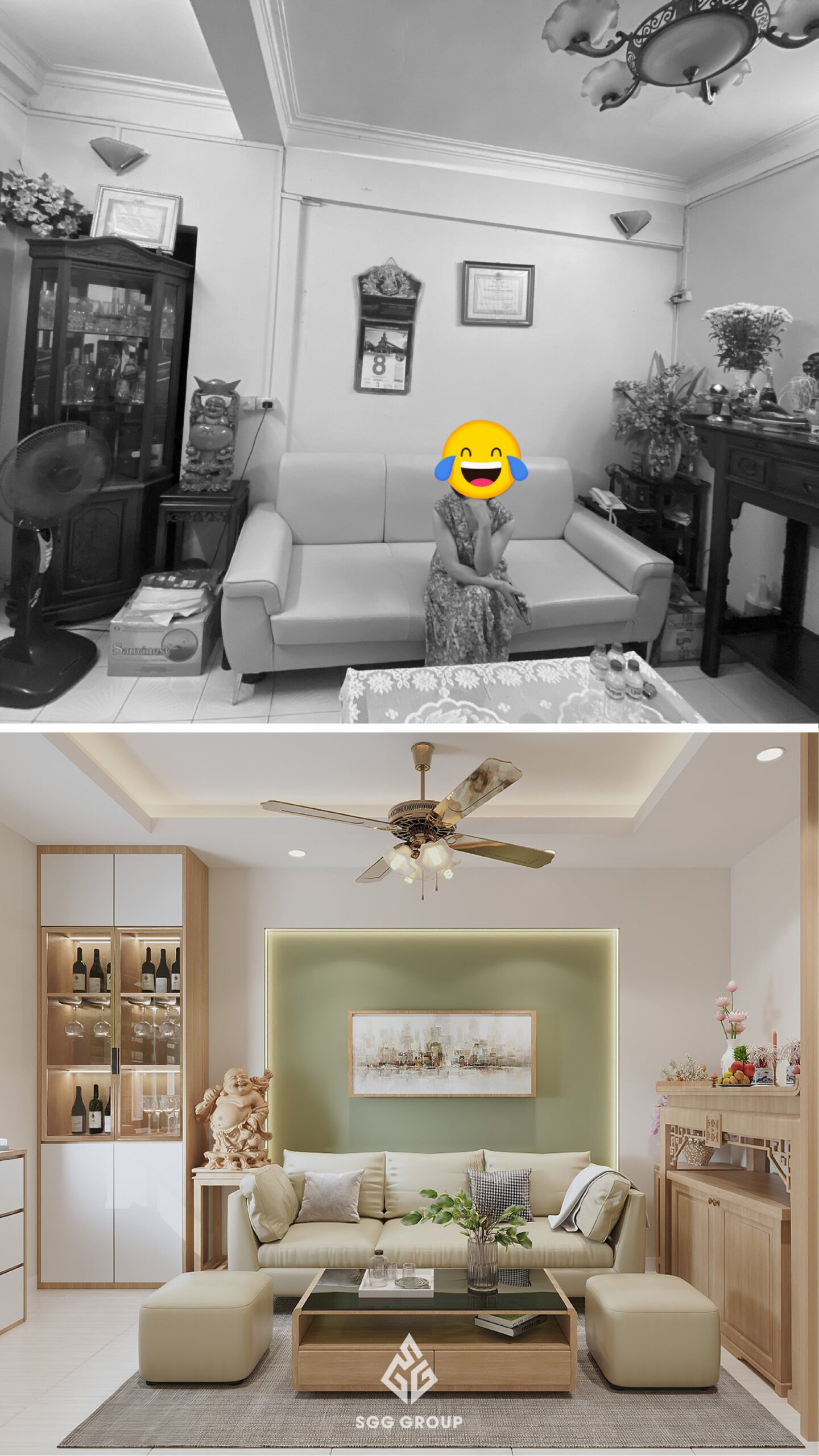 Mang hơi thở mới cho căn nhà tập thể tại phố Hoàn Kiếm