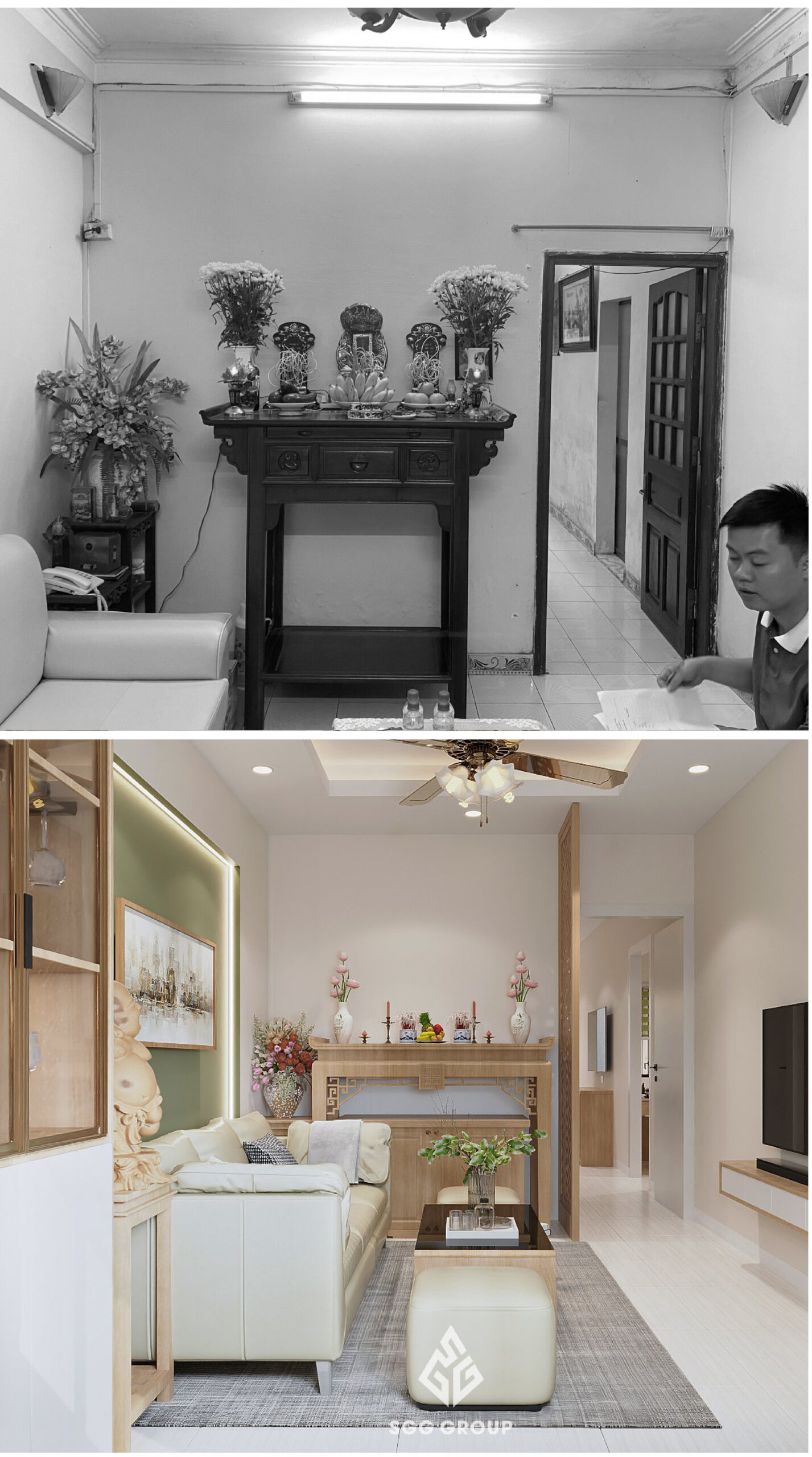 Mang hơi thở mới cho căn nhà tập thể tại phố Hoàn Kiếm