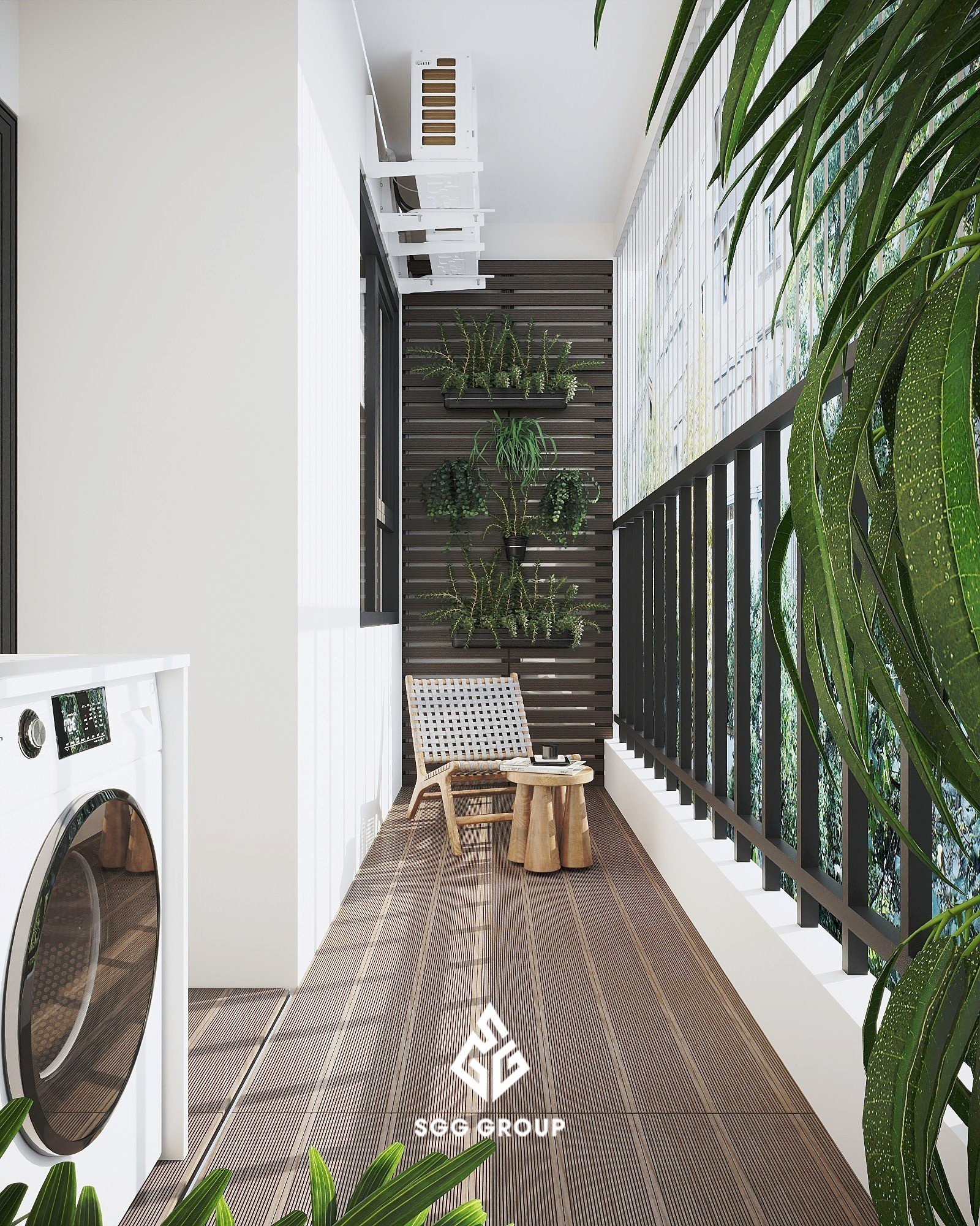 Thiết kế căn hộ 115m2 (3PN) chung cư Bắc Hà theo phong cách Farmhouse