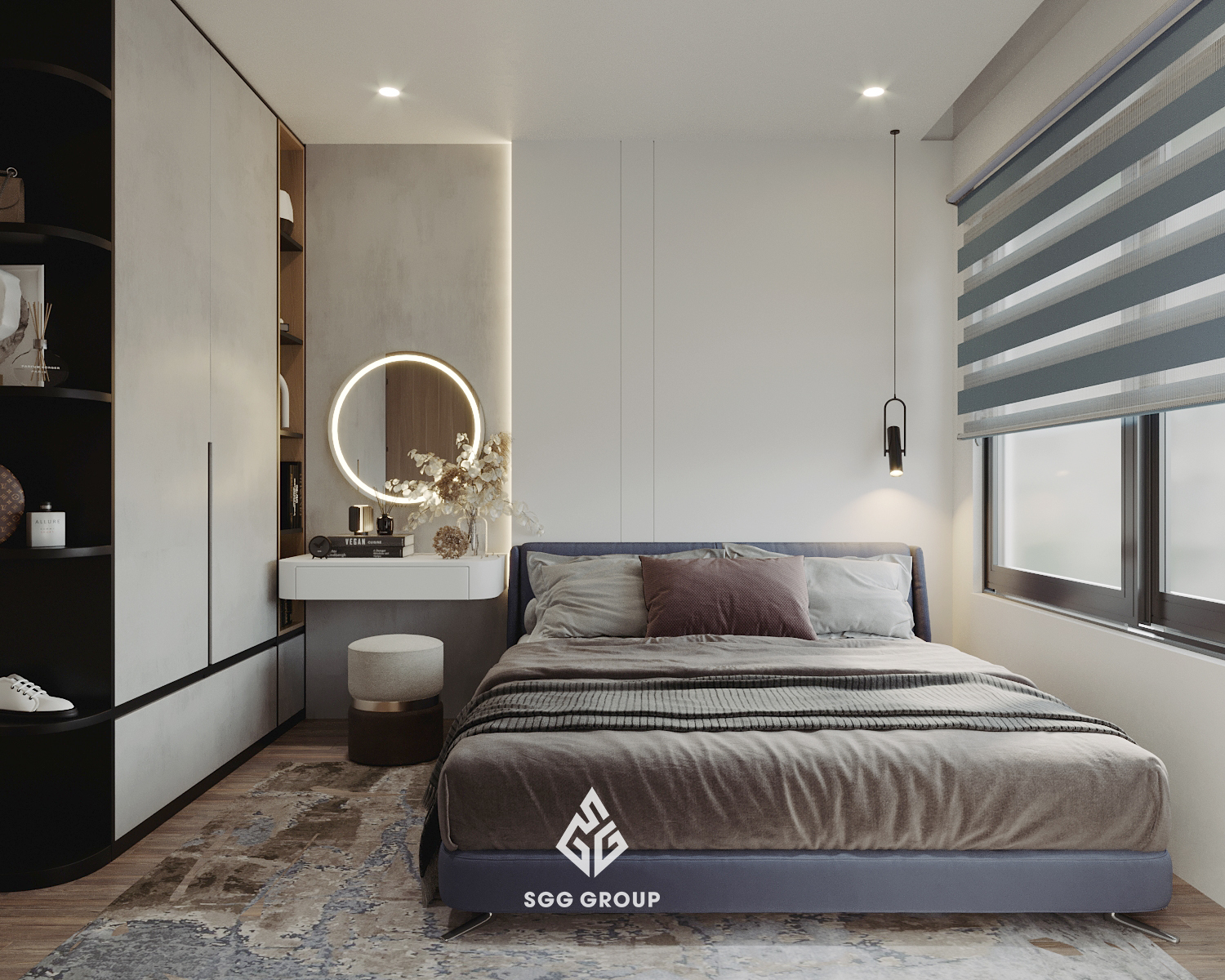 Mái Nhật lạ mắt trong căn hộ 2PN (55m2) tại Vinsmart