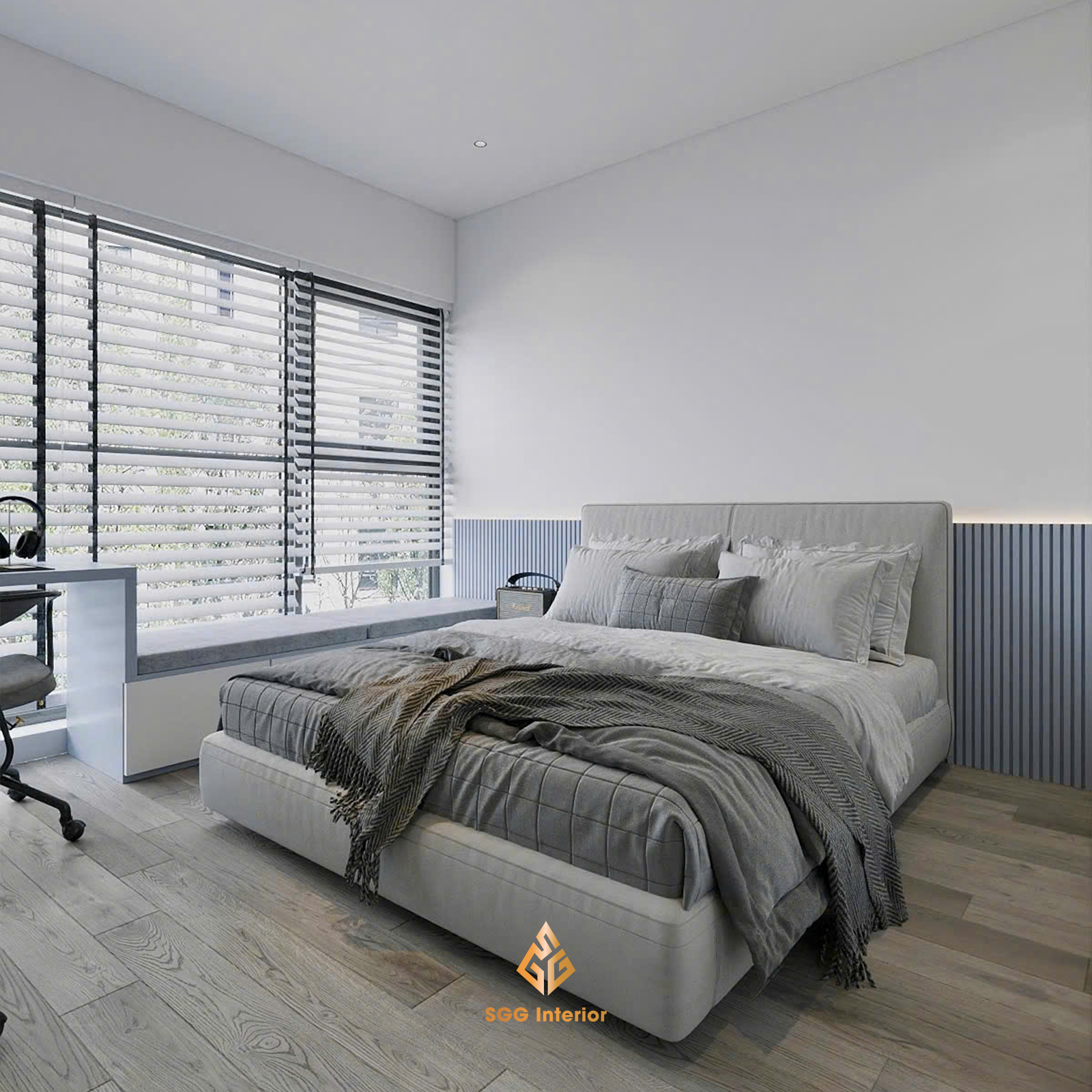 Thiết kế nội thất thanh thoát cho căn hộ Vinhomes Skylake Phạm Hùng
