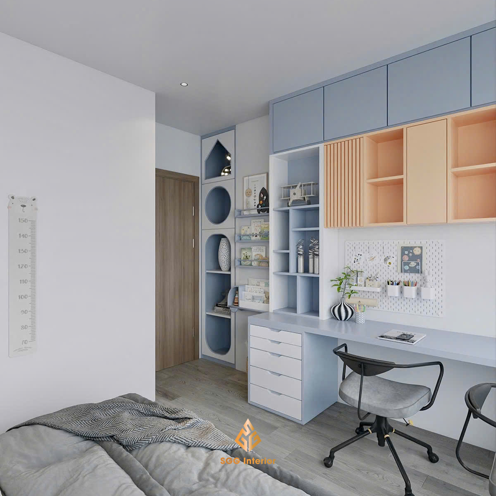 Thiết kế nội thất thanh thoát cho căn hộ Vinhomes Skylake Phạm Hùng