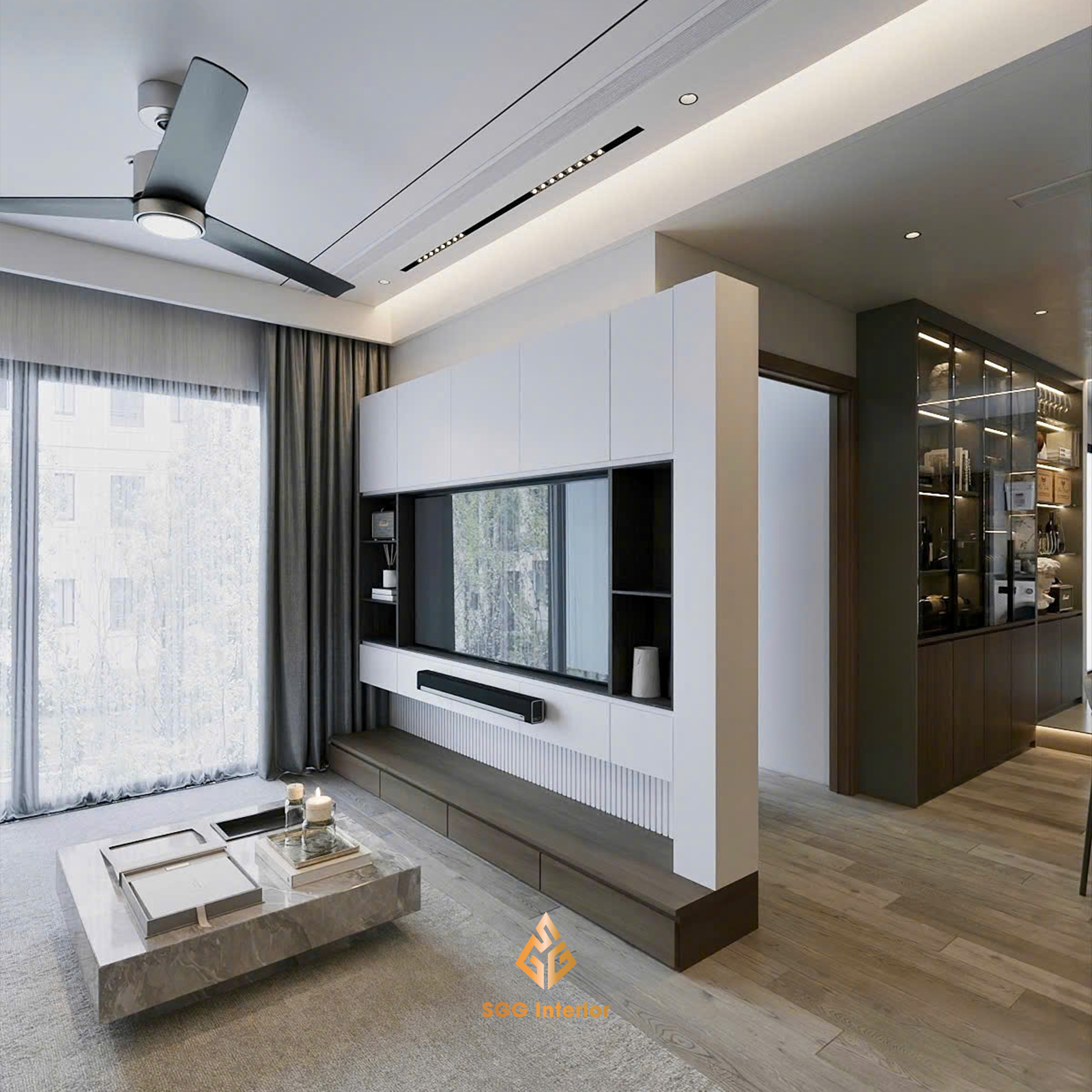 Thiết kế nội thất thanh thoát cho căn hộ Vinhomes Skylake Phạm Hùng