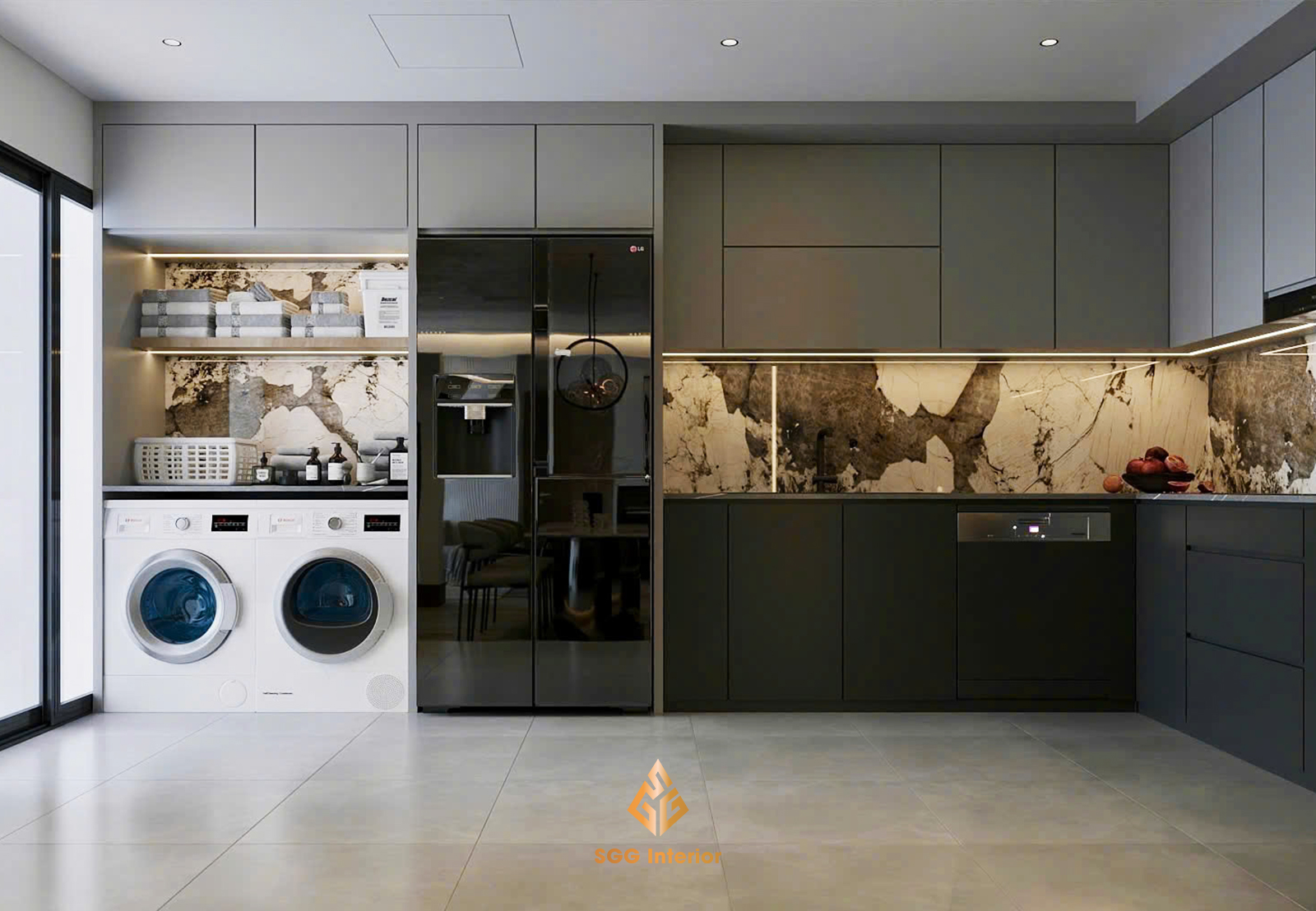 Thiết kế nội thất thanh thoát cho căn hộ Vinhomes Skylake Phạm Hùng