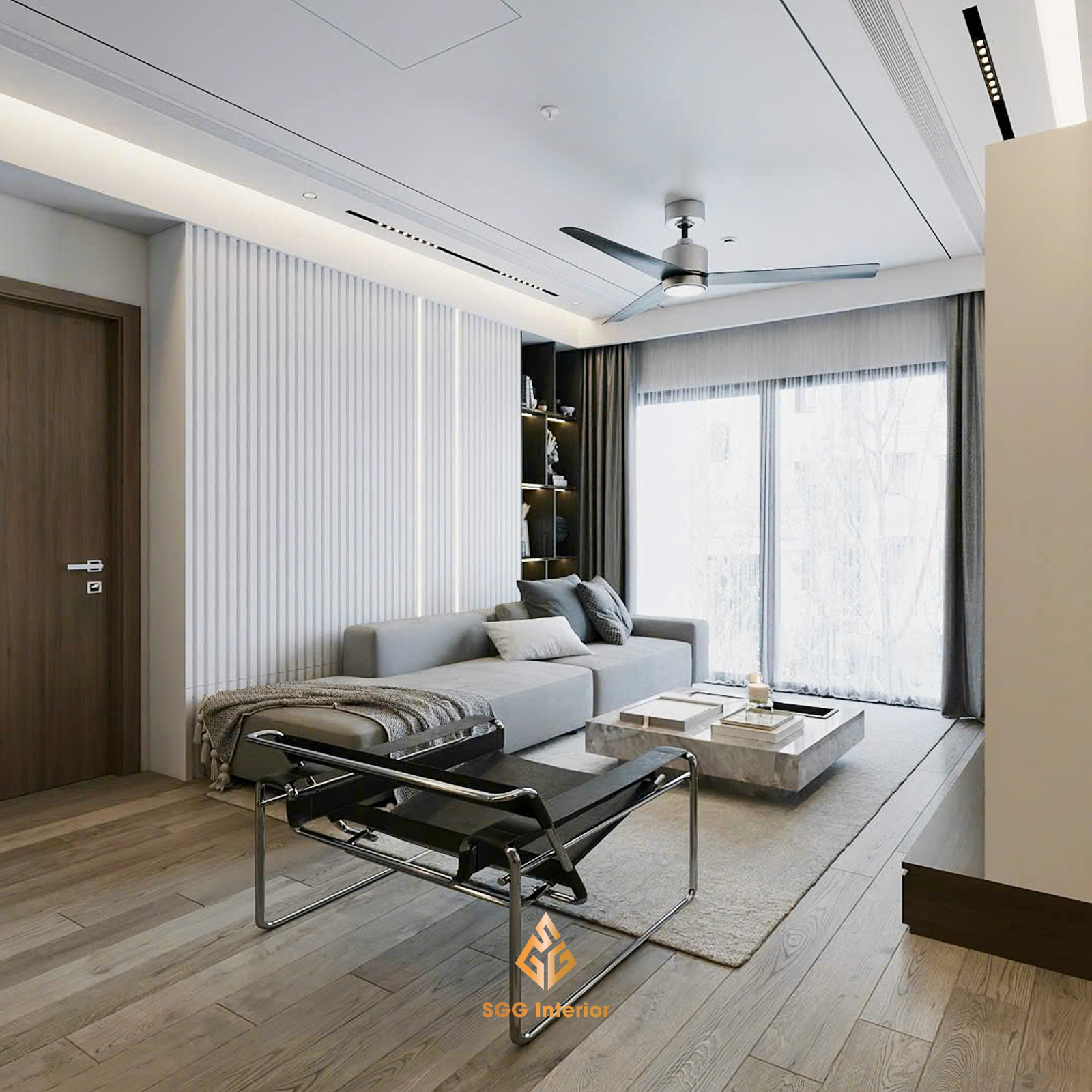 Thiết kế nội thất thanh thoát cho căn hộ Vinhomes Skylake Phạm Hùng