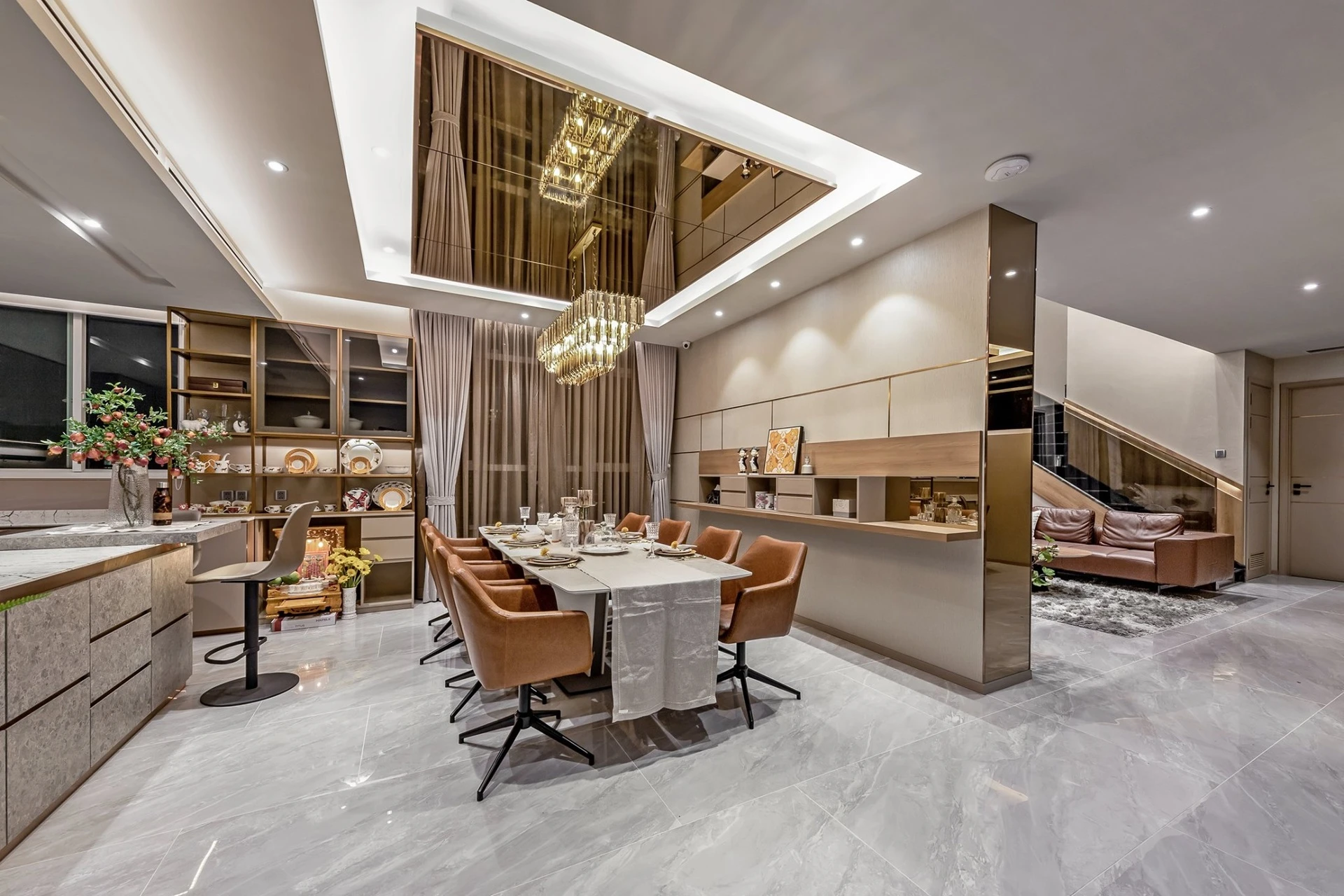 Cận cảnh căn penthouse có thiết kế nội thất sang xịn mịn với ai nhìn cũng mê