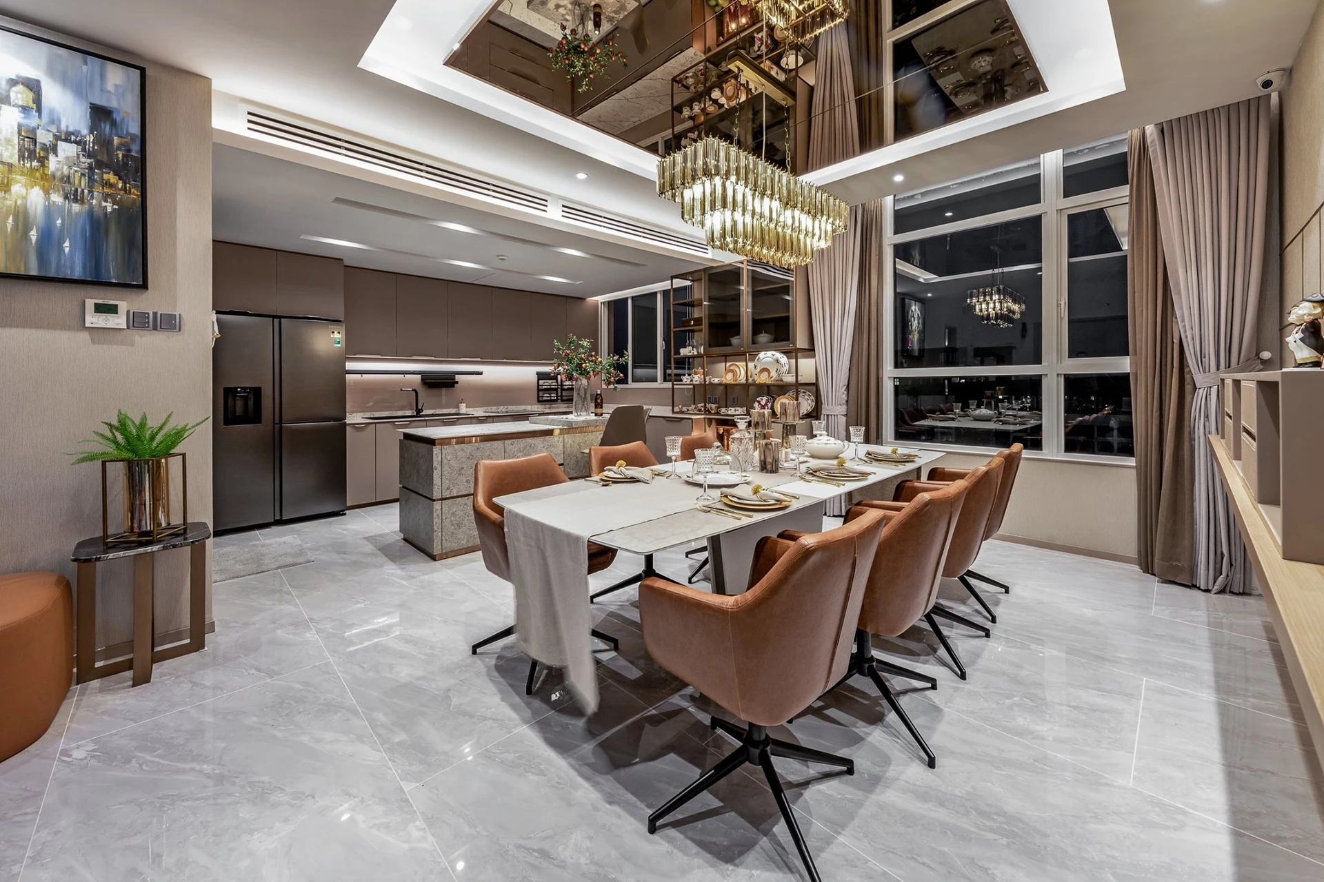Cận cảnh căn penthouse có thiết kế nội thất sang xịn mịn với ai nhìn cũng mê